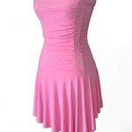 Vintage 90s Tube Top Strapless Dress Pink Size XS Photo 0