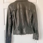 ALL SAINTS Range Leather Biker Jacket Vest  Photo 9