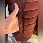 Lane Bryant PLUS bomber jacket Sz 14 gently loved, great condition, wine/ merlot Photo 4