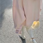 Cozy Milky Pink Hoodie with pockets Size M Photo 3