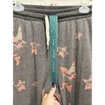 White Birch  Gray/Oange Camo Stars Sweatpants Elastic Tie‎ Waist Pockets Size XL Photo 1