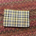 Ipsy NEW  BROWN & PLAID FLAP SNAP MAKE UP BAG Photo 1