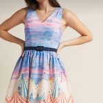Modcloth Circus Cats Sleeveless A-Line Dress Size XS Photo 0