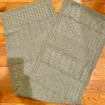 Vintage Olive green large Mix pattern textured hand Photo 3
