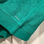 NWT Outerknown Size S Teal Green Terry Knit Pullover Hoodie Top Kangaroo Pocket Photo 7