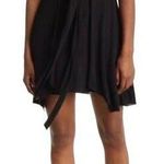 ALLSAINTS Jayda Black Faux Wrap Jersey Sleeveless Dress Size S NWT Photo 0