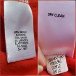 Banana Republic Factory Shift Dress Womens Size Small Red Short Sleeve Midi Photo 7