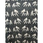 Pixley Black/Beige Elephant Print Blouse Top 3/4 Sleeve Stitch Fix Size Large Black Photo 1