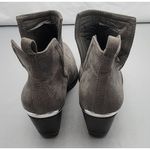 Journee Collection  Issla Faux Suede Slip On Ankle Boots Shoes Women's Size 9 Photo 3