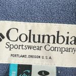 Columbia  Sportwear Company Long Sleeve Lined Full Zip Jacket Women's L Navy Photo 8