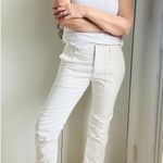 Y2K Cargo Capri Pants in Cream Size 4 Military Style Cropped Designer Nila Lotan White Photo 0