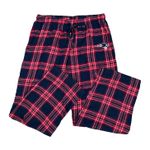 NFL Team Apparel New England Patriots Womens Medium Lounge Pajama Pants Sleep NFL Team Plaid Red Photo 2