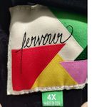 Fervour Modcloth Size 4X Green Black Polka Dot Retro Pin Photo 5