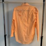 Las Olas Vintage  Orange Butterfly Appliqué Button Down Size M Photo 4