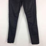 Current/Elliot The Stiletto Skinny in Black Coated Photo 6