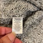 Loft Womens Crew Neck Open Knit Long Sleeve High Low Sweater Gray Size XS Photo 5