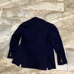 Brooks Brothers  Women’sBlazer  Double Breasted Double Knit Blazer  Size 14 Navy Photo 4
