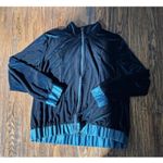 Coldwater Creek  Women’s Green Velour Full Zip Sweater Size 1X Emerald Teal EUC Photo 10