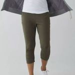 Lululemon Sunset Salutation Crop Leggings Sz 8 Fatigue Green/Ziggy Snake Pockets Photo 9