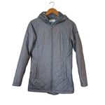 Columbia Gray Quilted Winter Sport Hooded Jacket size S Photo 2