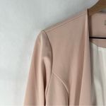 41 Hawthorn Womens Blush Petal Pink Open Front Collarless Blazer Contemporary Size M Photo 2