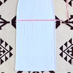 Open Edit Wear Two Ways Knit Maxi Dress in Light Blue Medium Photo 5