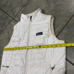Patagonia Women's Nano Puff Vest Sz S Birch White Full Zip Outdoor Hiking EUC Photo 8
