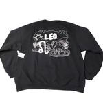 Good American  Sweatshirt Leo Zodiac Black Photo 2