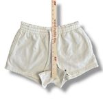 Talentless  100% Cotton Fleece Lounge Shorts Women’s Medium Cream Off White Photo 3