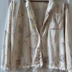 Cream Bunny Print Button Photo 0