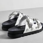 Western Buckle Detail Double Strap
Sandals Black Size 7 Photo 1