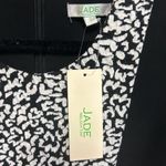 JADE MELODY TAM black animal print knit jacquard DRESS New women’s size small Photo 4