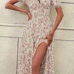 SheIn milkmaid dress floral maxi Photo 0