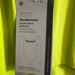Lululemon NWT  Wundermost Ultra-Soft Nulu Square-Neck LS Bodysuit Size M Photo 12