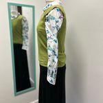 Vintage Silk Blend Green Sweater Vest Size 10 Photo 2