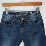 Miss Me  Jegging Jeans Womens 26x30 JE1051GR Skinny Bling Rhinestone Embroidered Photo 2