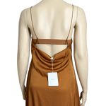 COS  ATELIER Cutout Slip Maxi Dress, Terracotta, 12 (US) Photo 10