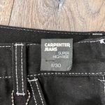 Simple Society Black carpenter Jeans with White Stitching 11/30 Photo 7