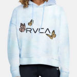 RVCA  Venice Tie Dyed Butterfly Cropped Hoodie Small Photo 0