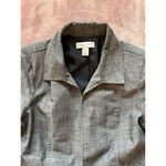 Christopher & Banks Christopher‎ & Banks Blazer Jacket Long Sleeve Woman's Gray Size Small Photo 2
