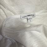 James Perse  White Long Sleeve Tee Photo 3