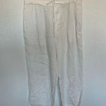 Johnny Was NEW  CALME WHITE DRAWSTRING LINEN PANTS SZ SMALL Photo 0