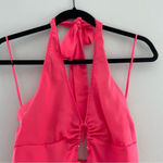 Free People  Calista Halter Top Pink Small Photo 6
