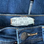 Free People Womens Jeans 26 Dark Wash Stretch Ankle Western Rodeo Cowgirl Cowboy Photo 1