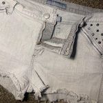 Rock & Republic Size 14 Studded Denim Jean Cutoff Shorts Photo 9