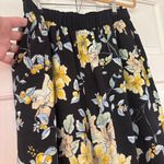Fatface Jenna Citrus Floral Wide Leg Trousers Black Yellow Peach Size 8 UK 12 Photo 5
