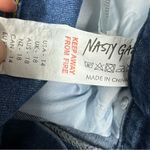 Nasty Gal  Mom Jeans Womens 14 Two Sides To Every Story 2 Tone Denim Blue Photo 7