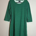 Sailor Sailor green printed preppy shift dress Size L Photo 0
