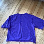 Champion  purple short sleeve cropped tee Photo 5