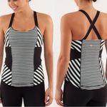 Lululemon  Work It Out Tank in Sea Stripe Mint Moment and Black‎ Size 4 Photo 8